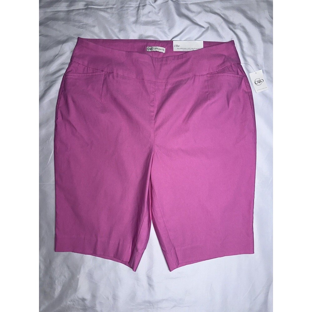 Cato Pink Walking Shorts Sz 18W ~ NWT